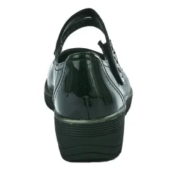 LADY CONFORT Ballerines A Brides Femme Noir Avec Clous |Femme Chaussures Confort