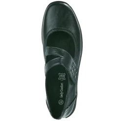 LADY CONFORT Ballerines A Brides Femme Noir Avec Clous |Femme Chaussures Confort