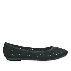 VICE VERSA Ballerines Ajourees Femme Noir Avec Strass |Femme Ballerines