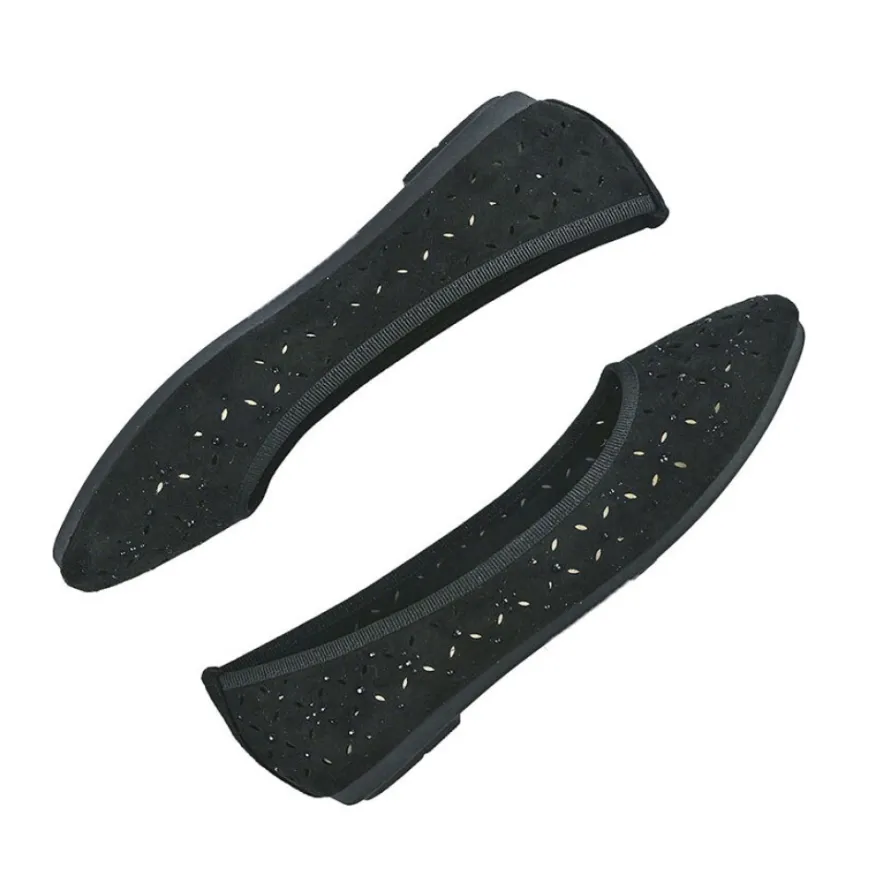 VICE VERSA Ballerines Ajourees Femme Noir Avec Strass |Femme Ballerines