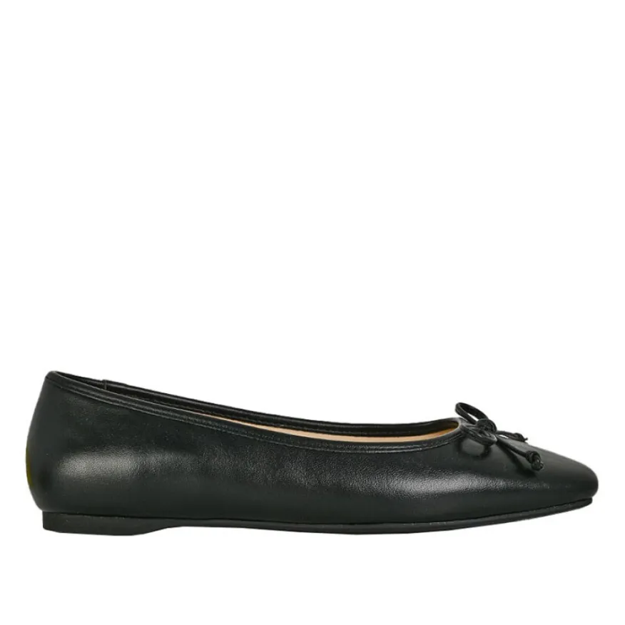 VICE VERSA Ballerines A Noeud Femme Noir Bout Carre |Femme Ballerines