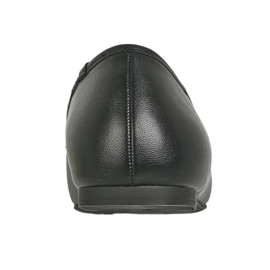 VICE VERSA Ballerines A Noeud Femme Noir Bout Carre |Femme Ballerines