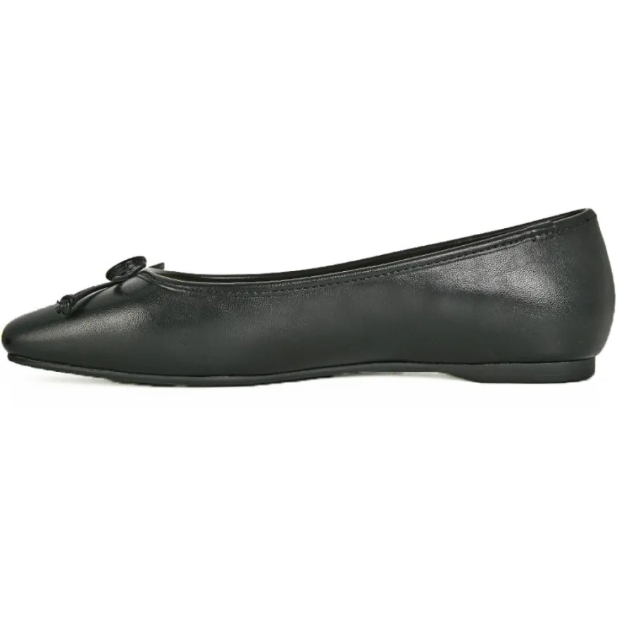 VICE VERSA Ballerines A Noeud Femme Noir Bout Carre |Femme Ballerines