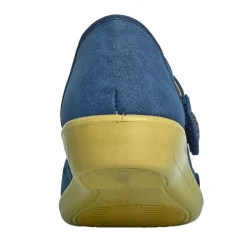 LADY CONFORT Ballerines Confort Femme Bleu Semelles Souples |Femme Chaussures Confort