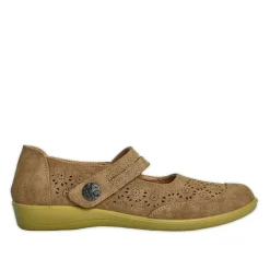 LADY CONFORT Ballerines Confort Femme Marron Semelles Souples |Femme Chaussures Confort