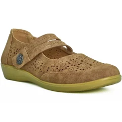 LADY CONFORT Ballerines Confort Femme Marron Semelles Souples |Femme Chaussures Confort