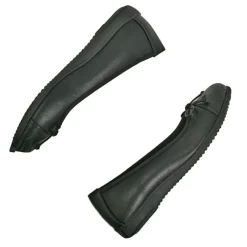 SCALINA Ballerines Confort Femme Noir A Noeud |Femme Chaussures Confort