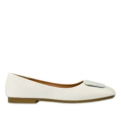 VICE VERSA Ballerines Femme Blanc A Bout Carre |Femme Ballerines