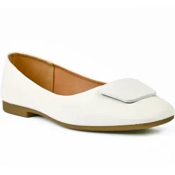 VICE VERSA Ballerines Femme Blanc A Bout Carre |Femme Ballerines