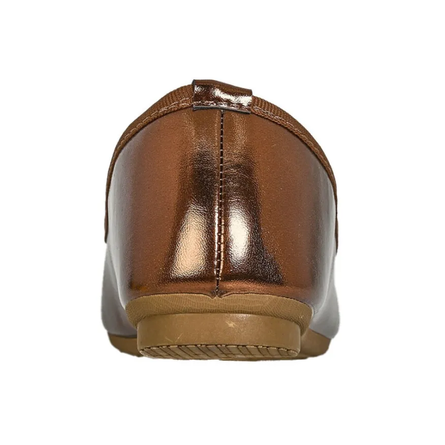 VICE VERSA Ballerines Femme Bronze A Noeud |Femme Ballerines