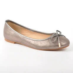 VICE VERSA Ballerines Femme Bronze Avec Noeud |Femme Ballerines
