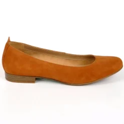 TIPO ALTO Ballerines Femme Camel Cuir |Femme Ballerines