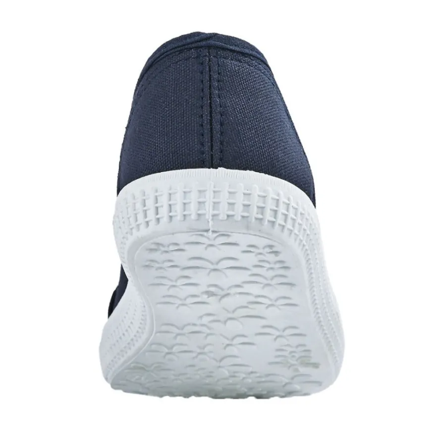 STREET LIFE Ballerines Femme En Toile Bleu Marine |Femme Ballerines
