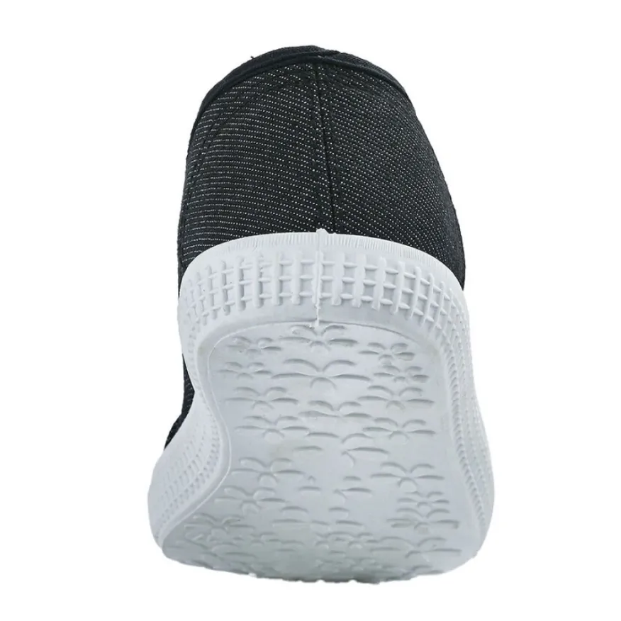 STREET LIFE Ballerines Femme En Toile Noire |Femme Ballerines