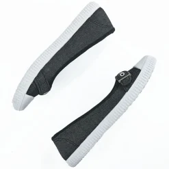 STREET LIFE Ballerines Femme En Toile Noire |Femme Ballerines