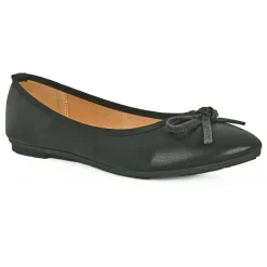 VICE VERSA Ballerines Femme Noir A Noeud |Femme Ballerines