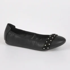VICE VERSA Ballerines Femme Noir Avec Laniere |Femme Ballerines