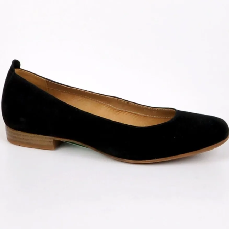 TIPO ALTO Ballerines Femme Noir Cuir |Femme Ballerines