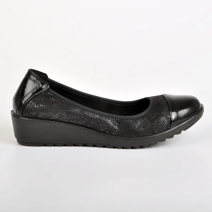 SCALINA Ballerines Femme Noir Ultra-Leger Lady Confort|Femme Chaussures Confort