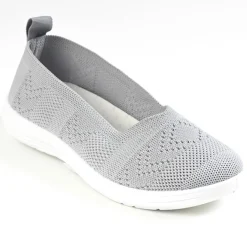 SCALINA Ballerines Femme Gris|Femme Chaussures Confort