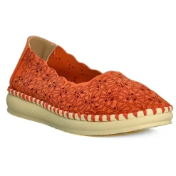 SCALINA Ballerines Femme Orange|Femme Chaussures Confort