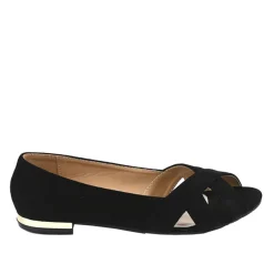 VICE VERSA Ballerines Ouvertes Femme Noir |Femme Ballerines