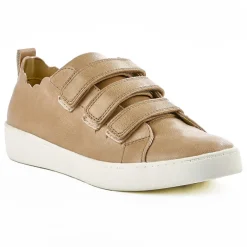 STREET LIFE Baskets A Scratchs Femme Beige |Femme Baskets, Sneakers
