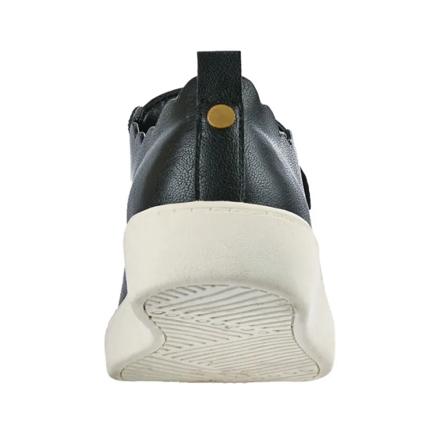 STREET LIFE Baskets A Scratchs Femme Noir |Femme Baskets, Sneakers