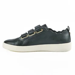 STREET LIFE Baskets A Scratchs Femme Noir |Femme Baskets, Sneakers