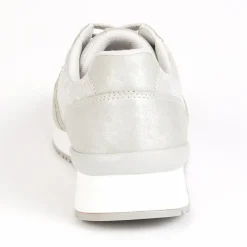 STREET LIFE Baskets Avec Effet Reptile Argente|Femme Baskets, Sneakers