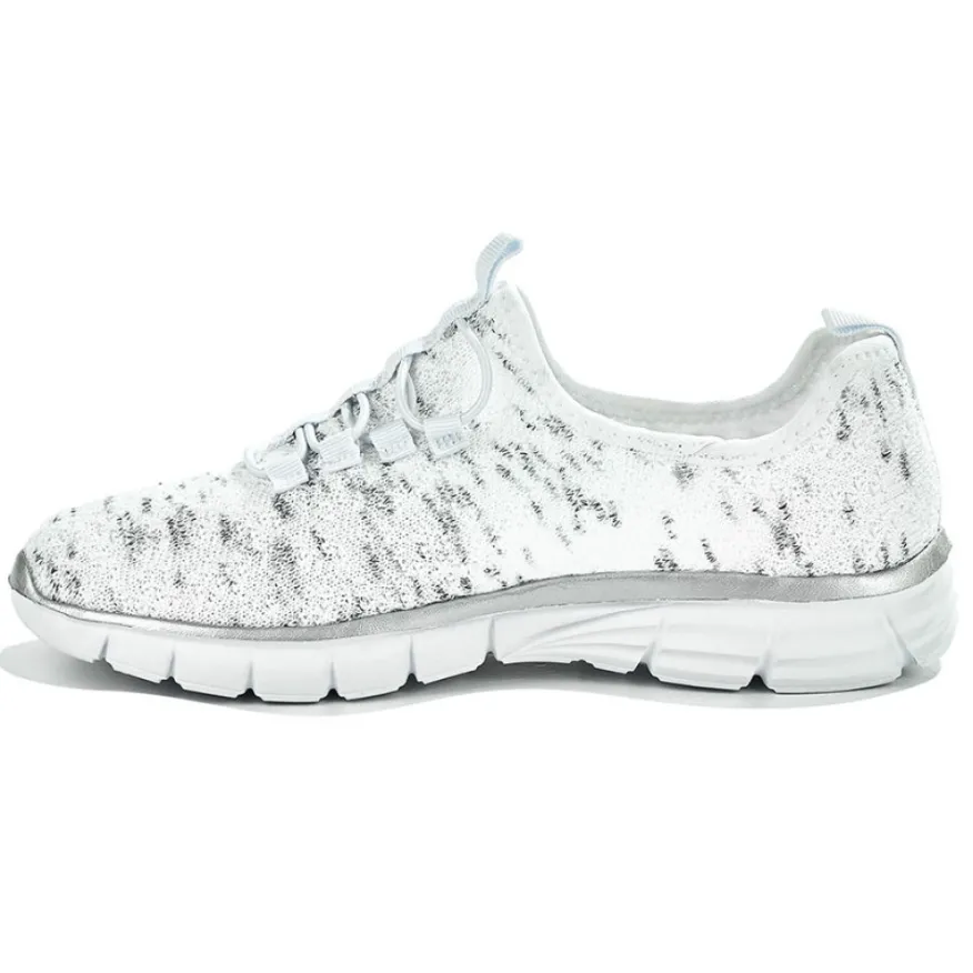 STREET LIFE Baskets Avec Lacets Elastiques Femme Blanc Chine |Femme Baskets, Sneakers