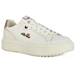 ELLESSE Baskets Basses Femme Blanc Semelle Crantee |Femme Baskets, Sneakers