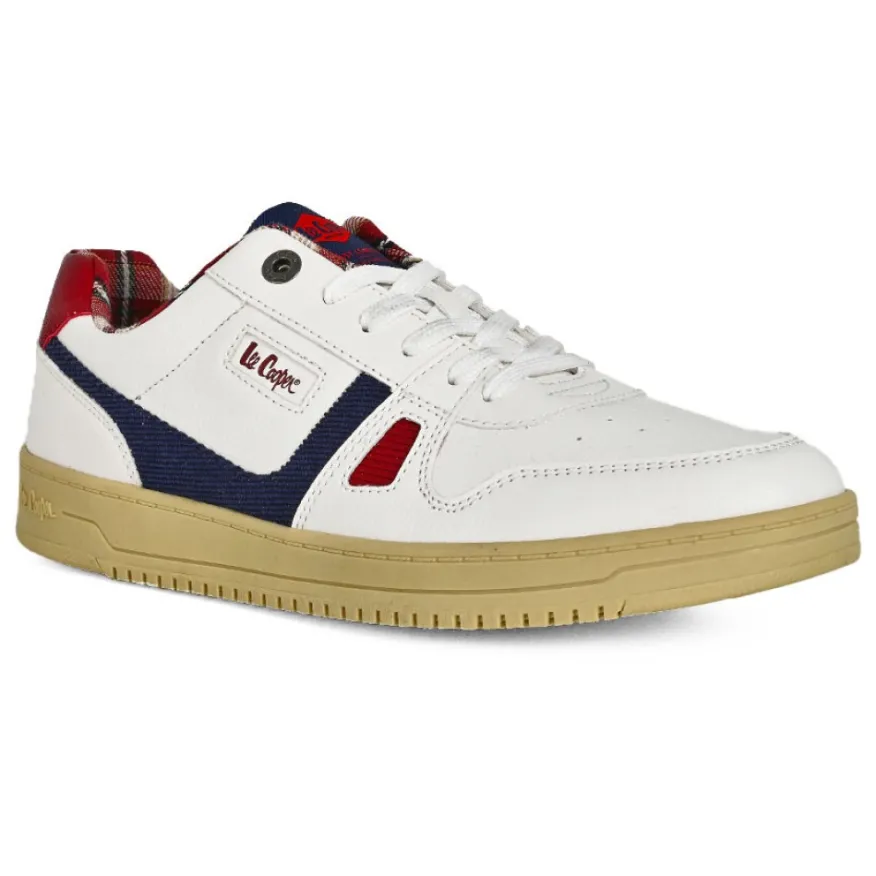 LEE COOPER Baskets Blanc|Homme Baskets, Sneakers
