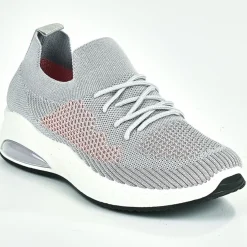 GAMSTAR Baskets Chaussettes Femme Gris |Femme Baskets, Sneakers