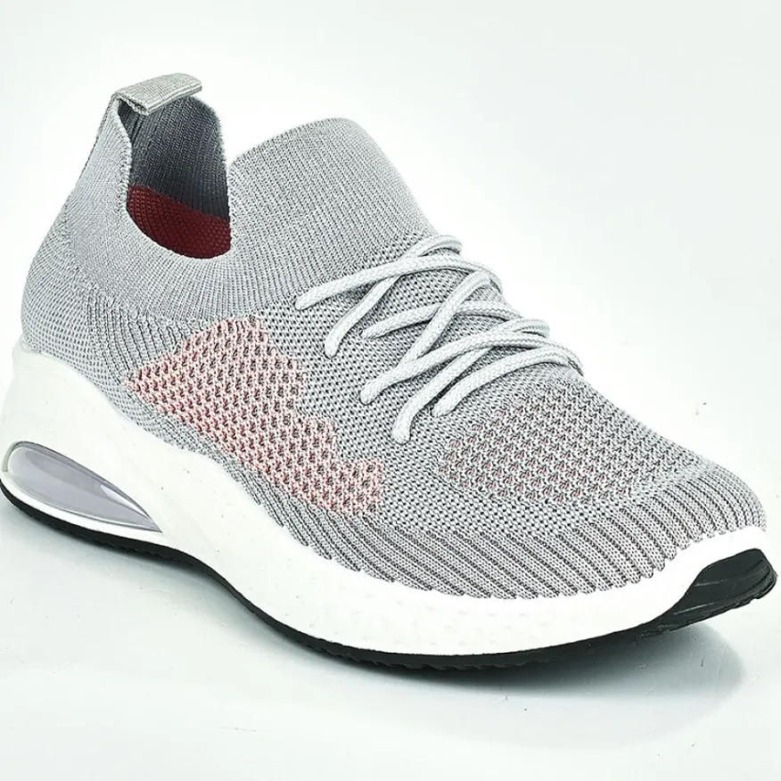 GAMSTAR Baskets Chaussettes Femme Gris |Femme Baskets, Sneakers