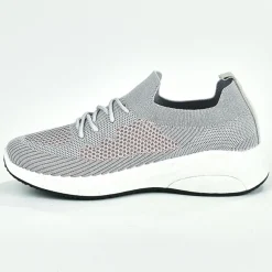 GAMSTAR Baskets Chaussettes Femme Gris |Femme Baskets, Sneakers
