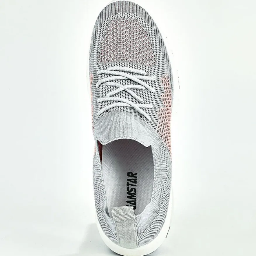 GAMSTAR Baskets Chaussettes Femme Gris |Femme Baskets, Sneakers