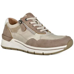 RELIFE Baskets Compensees Femme Beige |Femme Chaussures Confort