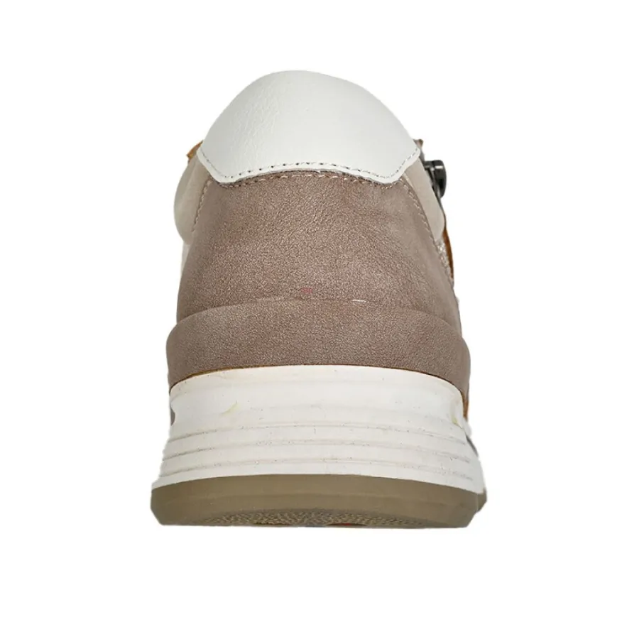 RELIFE Baskets Compensees Femme Beige |Femme Chaussures Confort