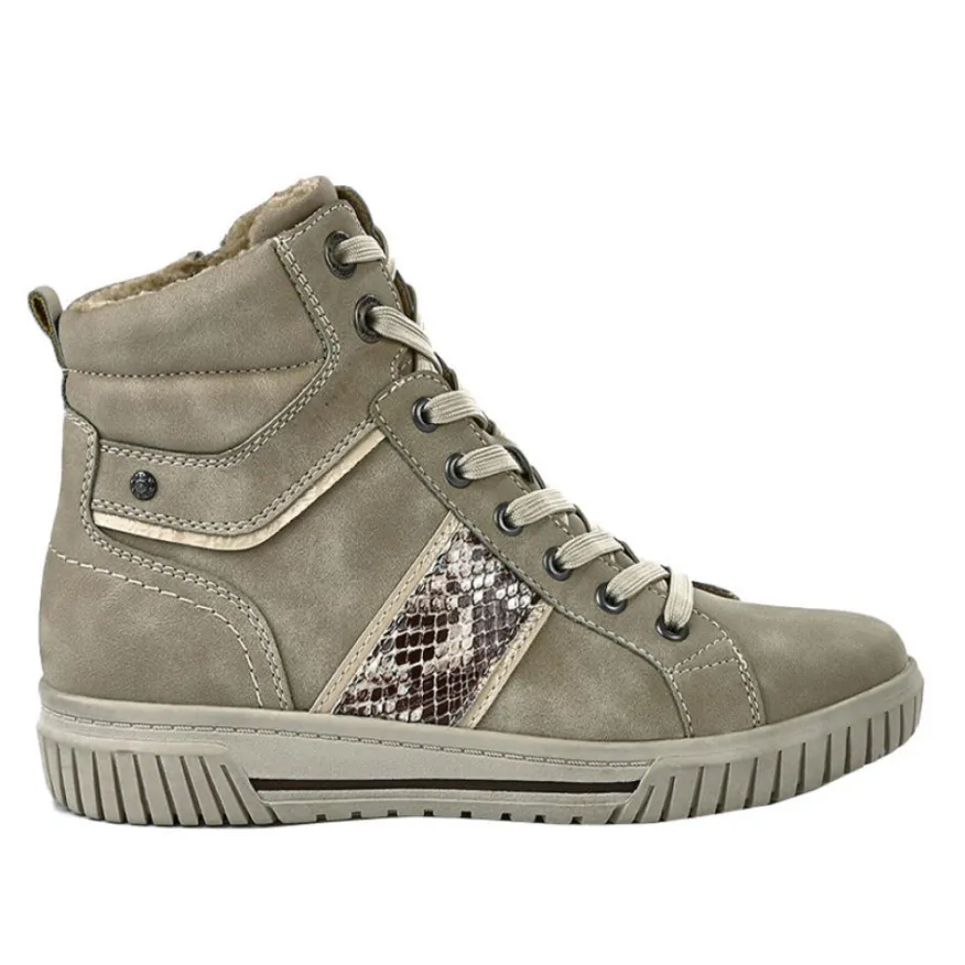 RELIFE Baskets Compensees Beige|Femme Chaussures Confort