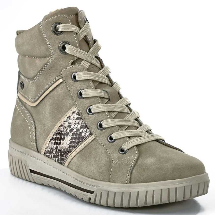 RELIFE Baskets Compensees Beige|Femme Chaussures Confort