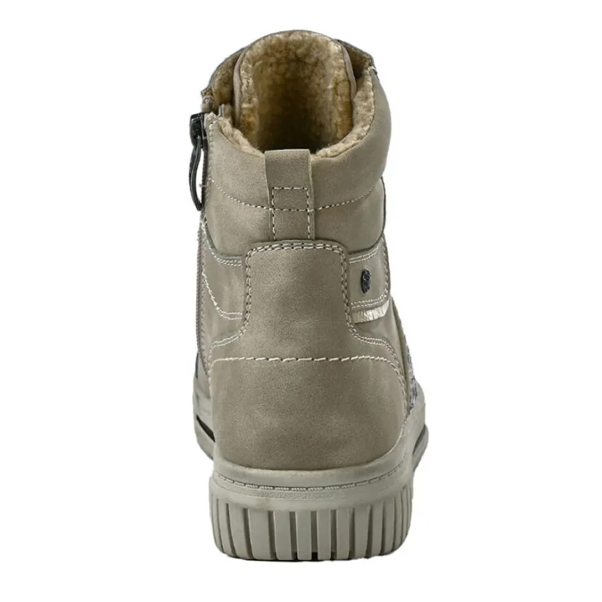 RELIFE Baskets Compensees Beige|Femme Chaussures Confort