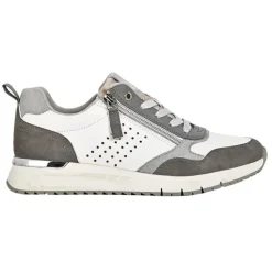 SCALINA Baskets Confort Femme Blanc Fermeture Eclair |Femme Chaussures Confort