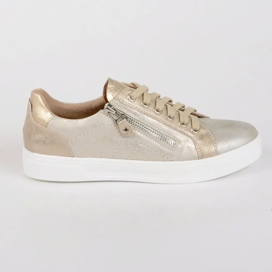 SCALINA Baskets Confort Femme Dore |Femme Chaussures Confort