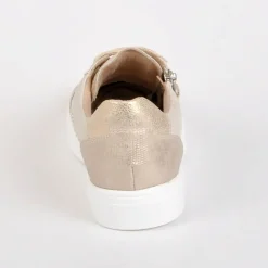 SCALINA Baskets Confort Femme Dore |Femme Chaussures Confort