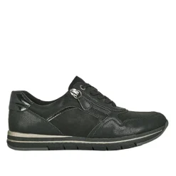 RELIFE Baskets Confort Femme Noir Avec Fermeture Eclair |Femme Chaussures Confort