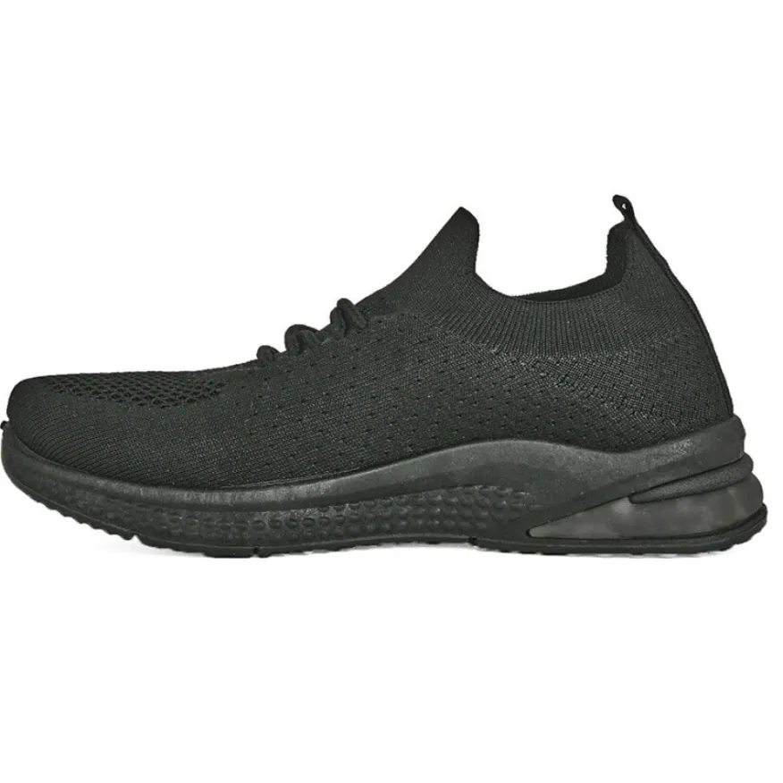GAMSTAR Baskets De Sport A Lacets Femme Noir |Femme Baskets, Sneakers