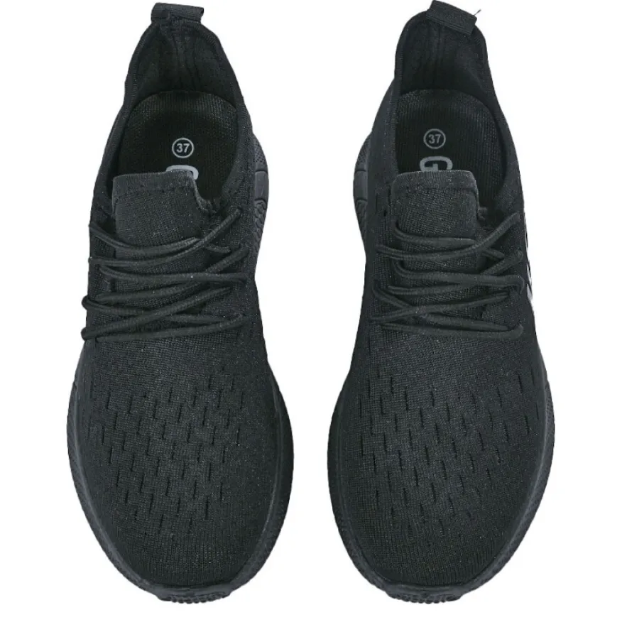 GAMSTAR Baskets De Sport Femme Noir |Femme Baskets, Sneakers