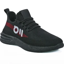 GAMSTAR Baskets De Sport Homme En Maille Noire |Homme Baskets, Sneakers
