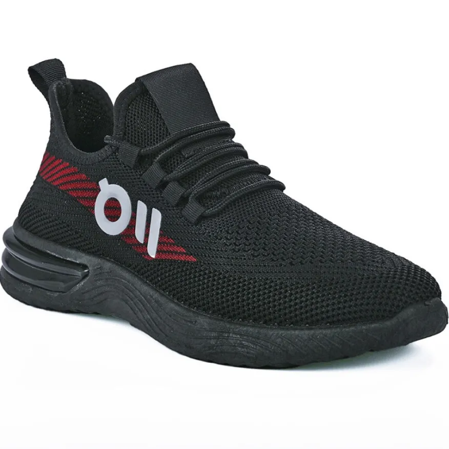 GAMSTAR Baskets De Sport Homme En Maille Noire |Homme Baskets, Sneakers
